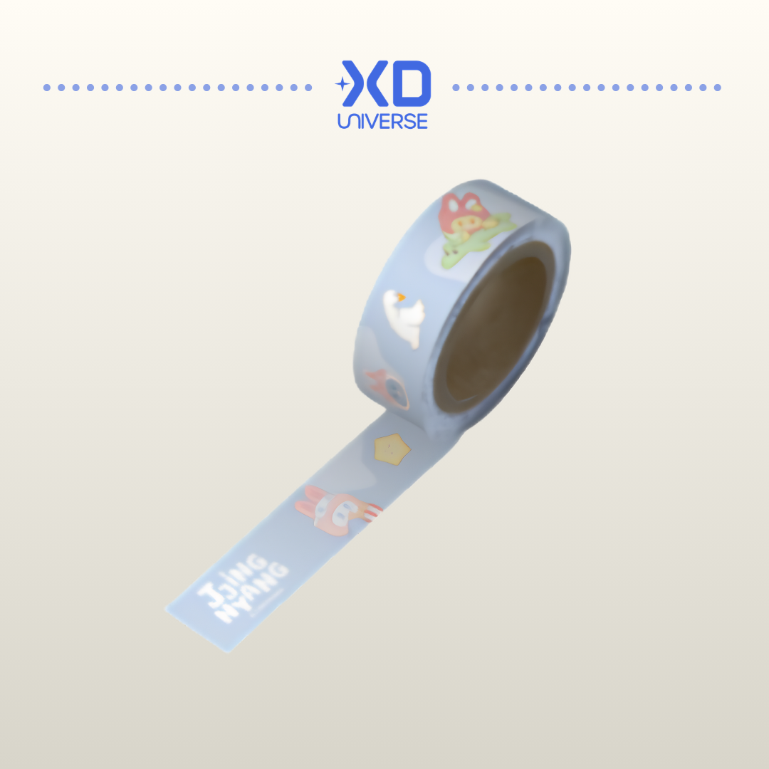 [PREORDER DEADLINE 21/8] ONEW OFFICIAL CHARACTER 'JJING-NYANG’  PAJAMA PARTY POP-UP STORE MERCH - MASKING TAPE
