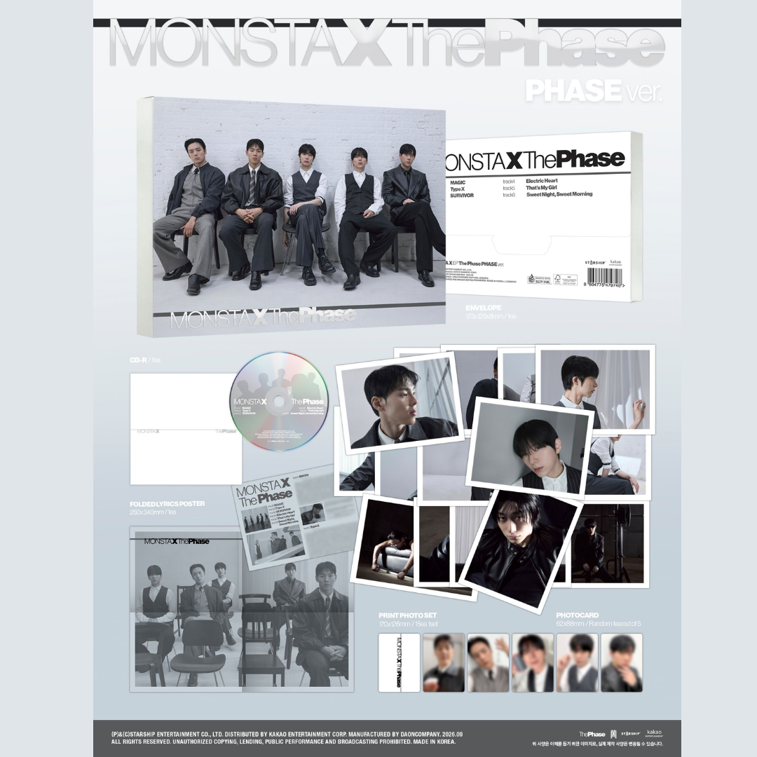 MONSTA X 14th Mini Album [The Phase] - PHASE VER.