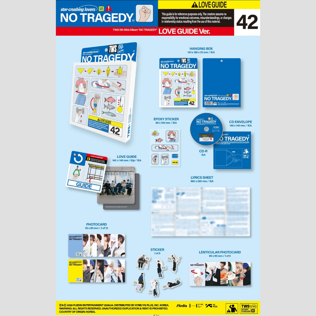 TWS 5th Mini Album 'NO TRAGEDY’ Standard Ver.