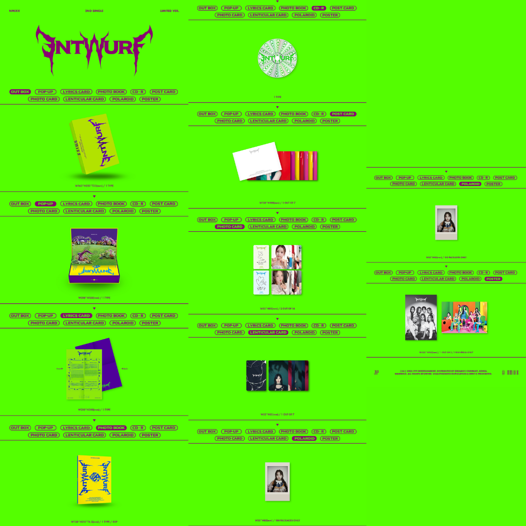 NMIXX - 2ND SINGLE - [ENTWURF] (Limited VER)