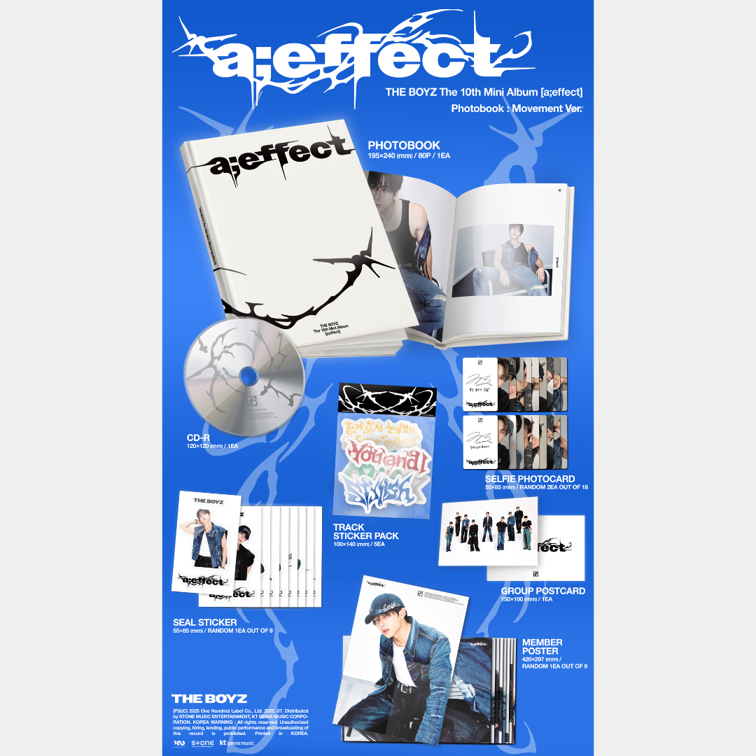 THE BOYZ - 10th Mini Album [a;effect] (Movement Ver.)