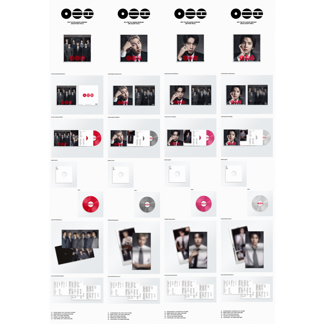 BTS The 5th Album “ARIRANG” - Standard Vinyl