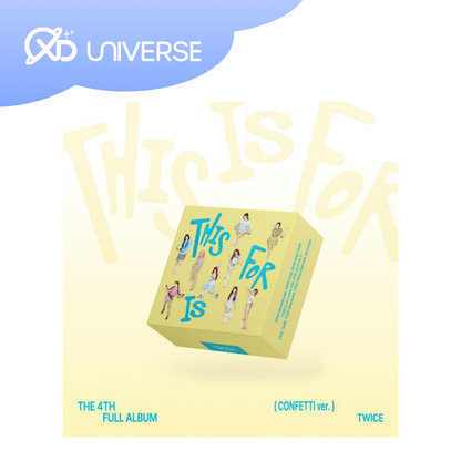 TWICE - 4TH FULL ALBUMS - [THIS IS FOR] (CONFETTI Ver.)