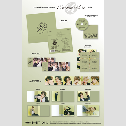 TWS 5TH MINI ALBUM ‘NO TRAGEDY’ - COMPACT Ver. (RUSH)