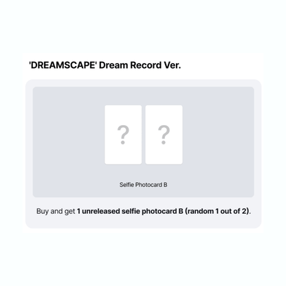 [PREORDER DEADLINE 16/10] SEVENTEEN JxJ 1st Mini Album ‘DREAMSCAPE’ - Dream Record ver.