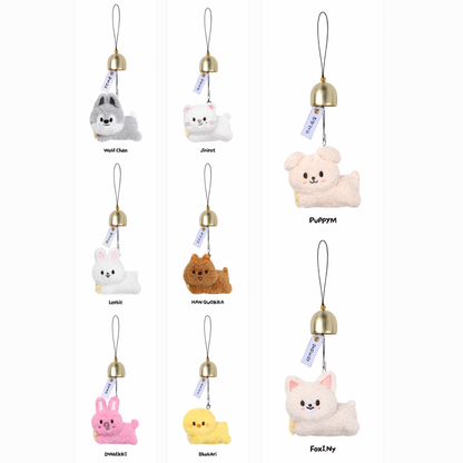 [PREORDER DEADLINE 3/8] Stray Kids World Tour <RUN IT SEOUL> Official Merch - SKZOO PLUSH DOOR BELL KEYRING