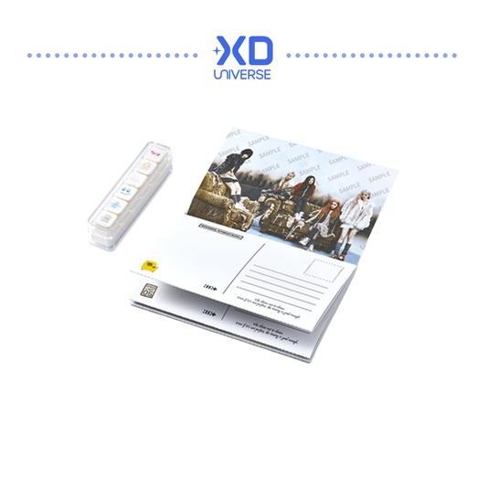 [PREORDER] ILLIT 4th Mini Album ‘MAMIHLAPINATAPAI’ Official Merch - Stamp & Postcard Set