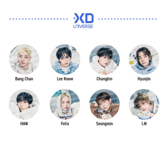 [PREORDER DEADLINE 22/10] Stray Kids World Tour <RUN IT JAPAN> Official Goods - Photo Badge