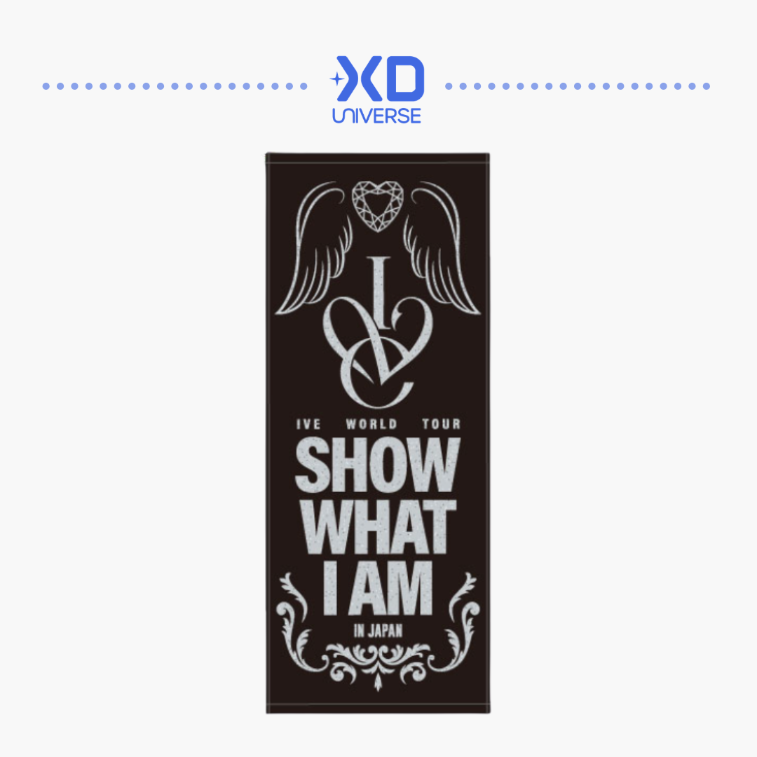 [PREORDER] IVE WORLD TOUR 'SHOW WHAT I AM' IN JAPAN OFFICIAL MERCHANDISE - FACE TOWEL