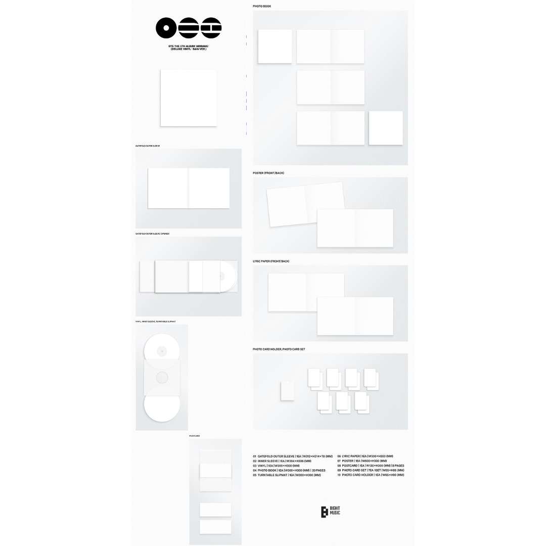 [PREORDER] BTS The 5th Album “ARIRANG” - Deluxe Vinyl
