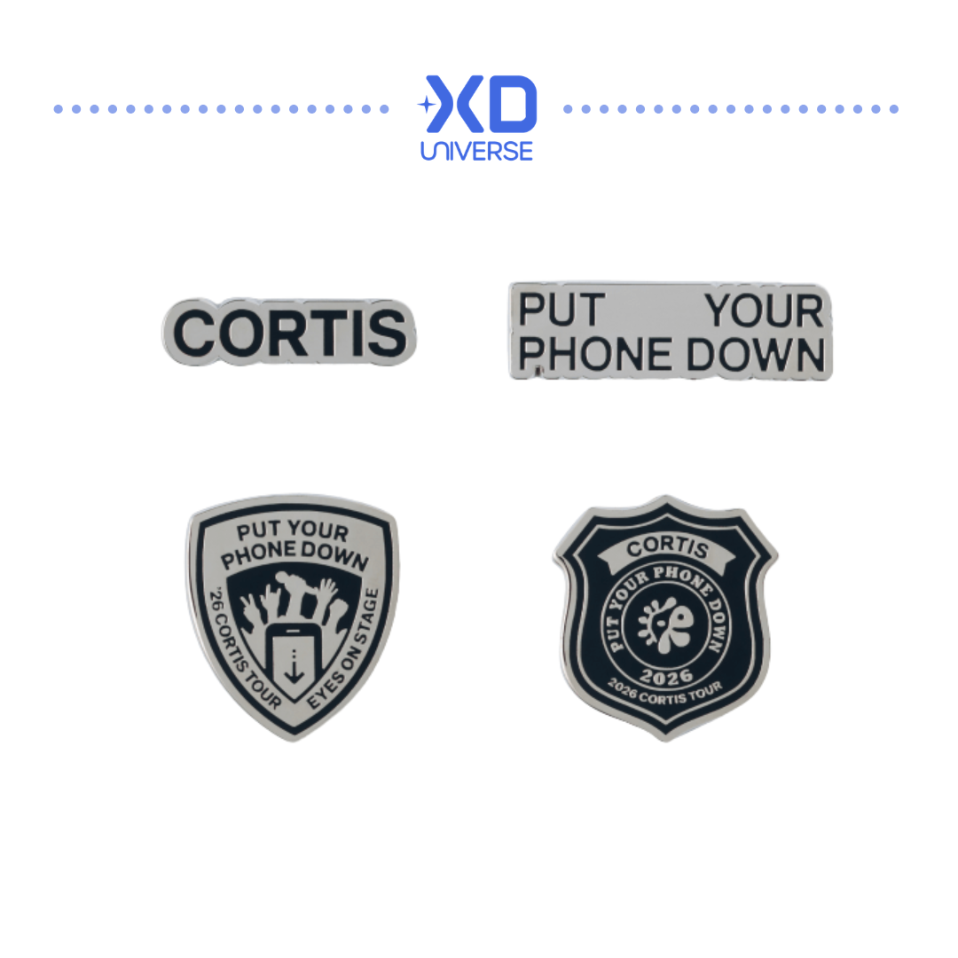[PREORDER] '26 CORTIS TOUR <PUT YOUR PHONE DOWN> Official Merch - PYPD Badge Set
