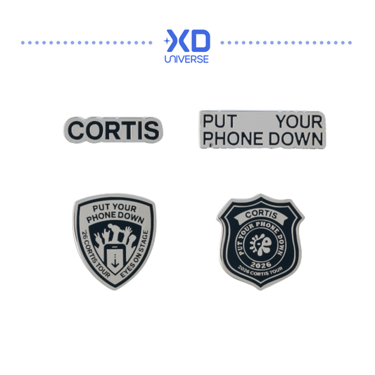 [PREORDER] '26 CORTIS TOUR <PUT YOUR PHONE DOWN> Official Merch - PYPD Badge Set