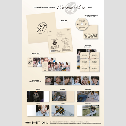 TWS 5th MINI ALBUM ‘NO TRAGEDY’ - COMPACT Ver. (BLUSH)