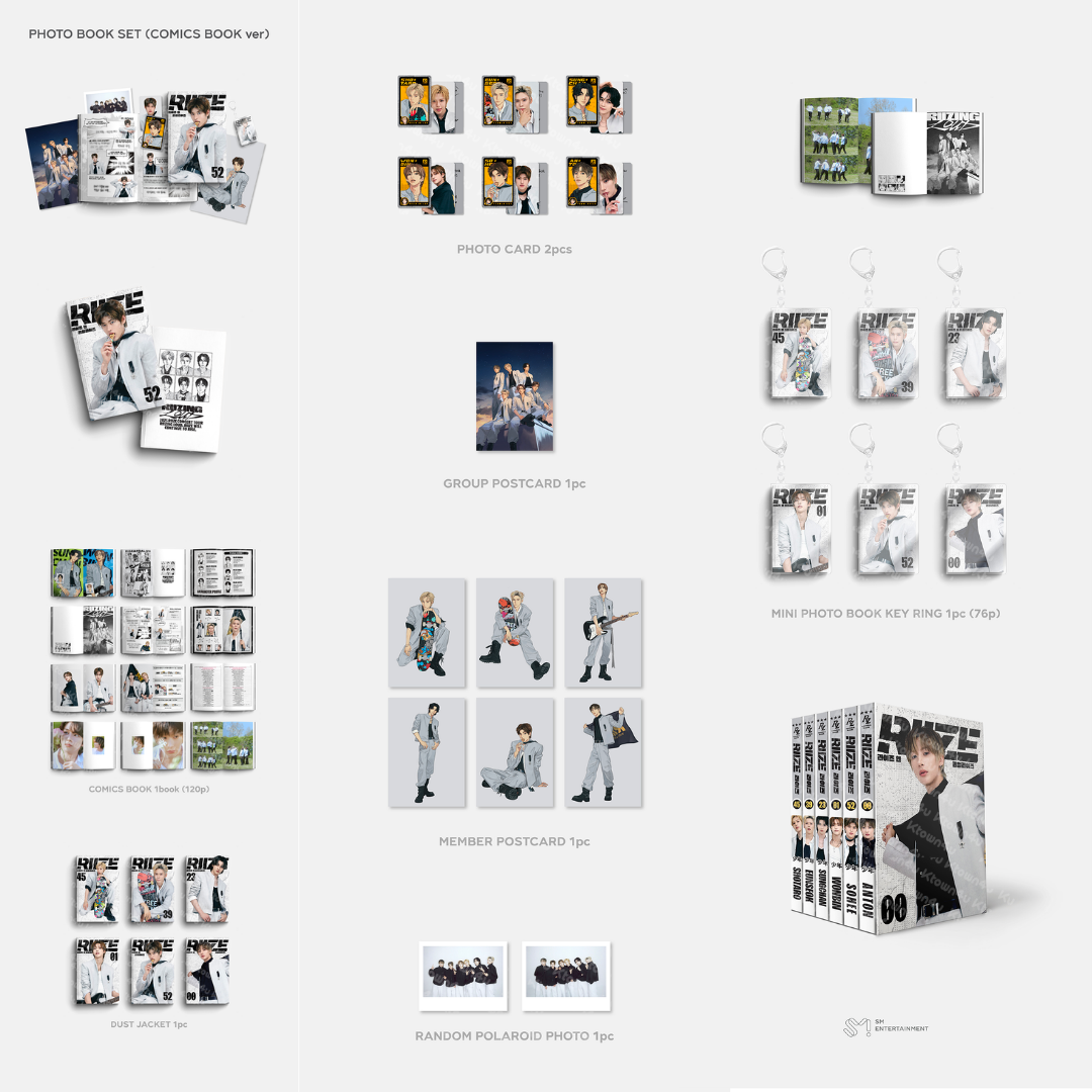 RIIZE PHOTOBOOK SET - Comic Book Set