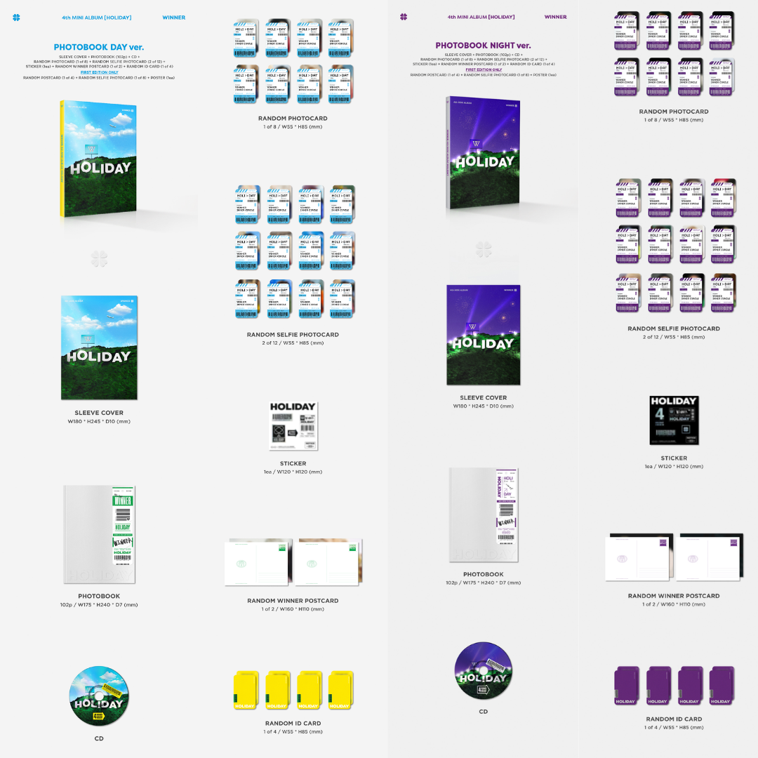 WINNER - 4th MINI ALBUM [HOLIDAY]