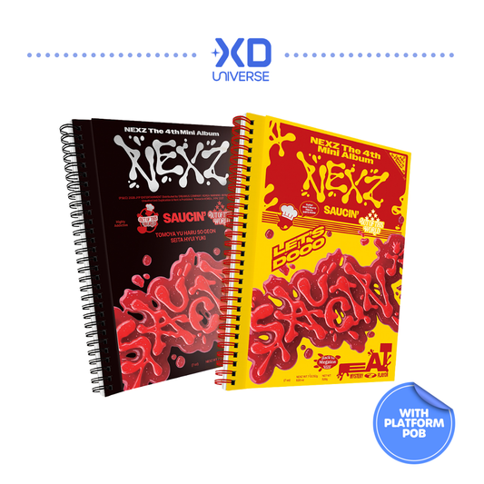 [PREORDER] NEXZ 4th Mini Album <SAUCIN'> (BLACK/YELLOW ver.)
