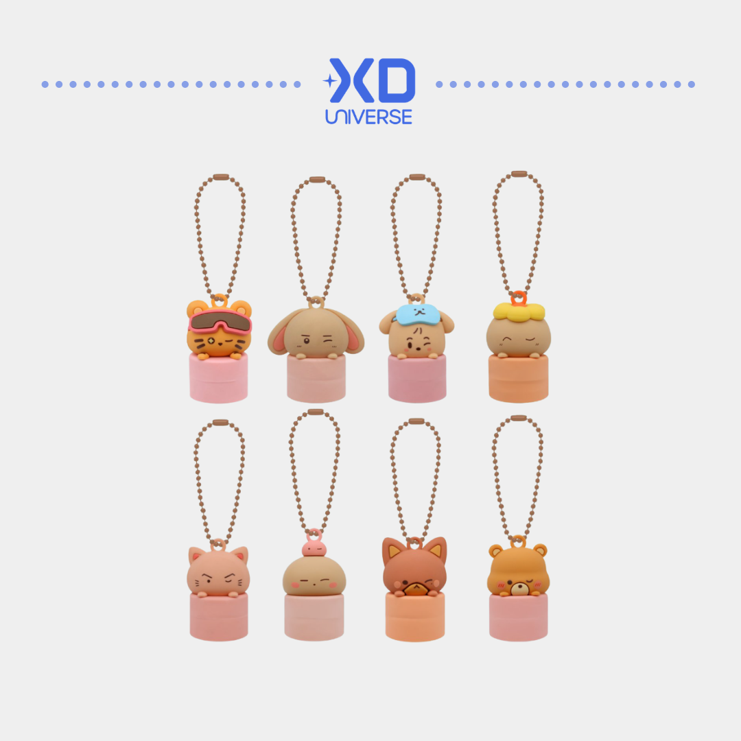 [PREORDER DEADLINE 9/10] ATEEZ 8th Anniversary Exhibition : BLUE DRIFT OFFICIAL MD - LIP CAP KEYRING