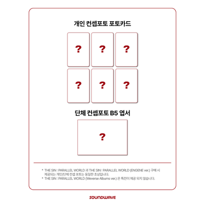 [PREORDER DEADLINE 20/11] ENHYPEN THE SIN : PARALLEL WORLD ALBUM - STANDARD Ver.