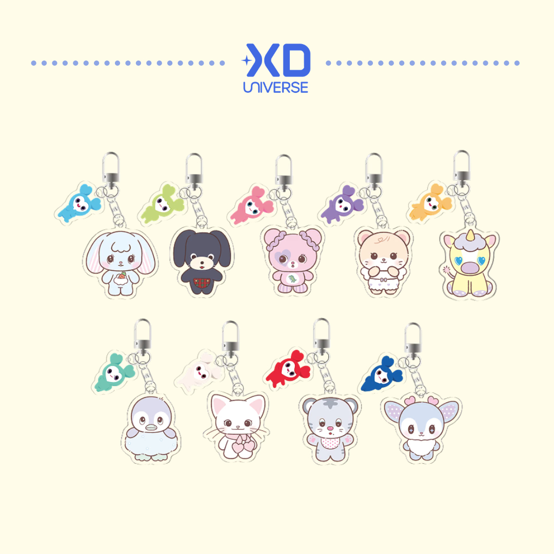 [PREORDER DEADLINE 6/11] TWICE 11TH ANNIVERSARY POP-UP STORE <TWICE THE THRILL> OFFICIAL MERCH - TDOONGZ SECRET ACRYLIC KEYRING