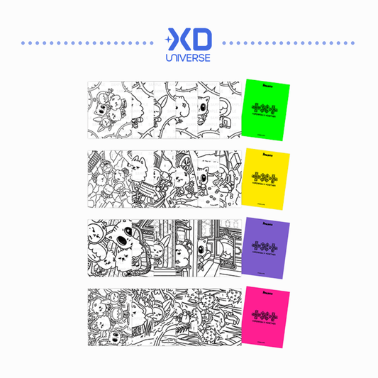 [PREORDER] TXT 8th Mini Album ‘7TH YEAR: A Moment of Stillness in the Thorns’ Official Merch - PPULBATU Coloring Postcard Set
