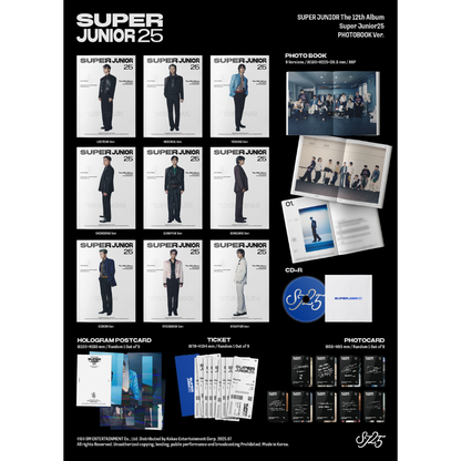 SUPER JUNIOR 12th ALBUM SUPER JUNIOR25 - PHOTOBOOK VER