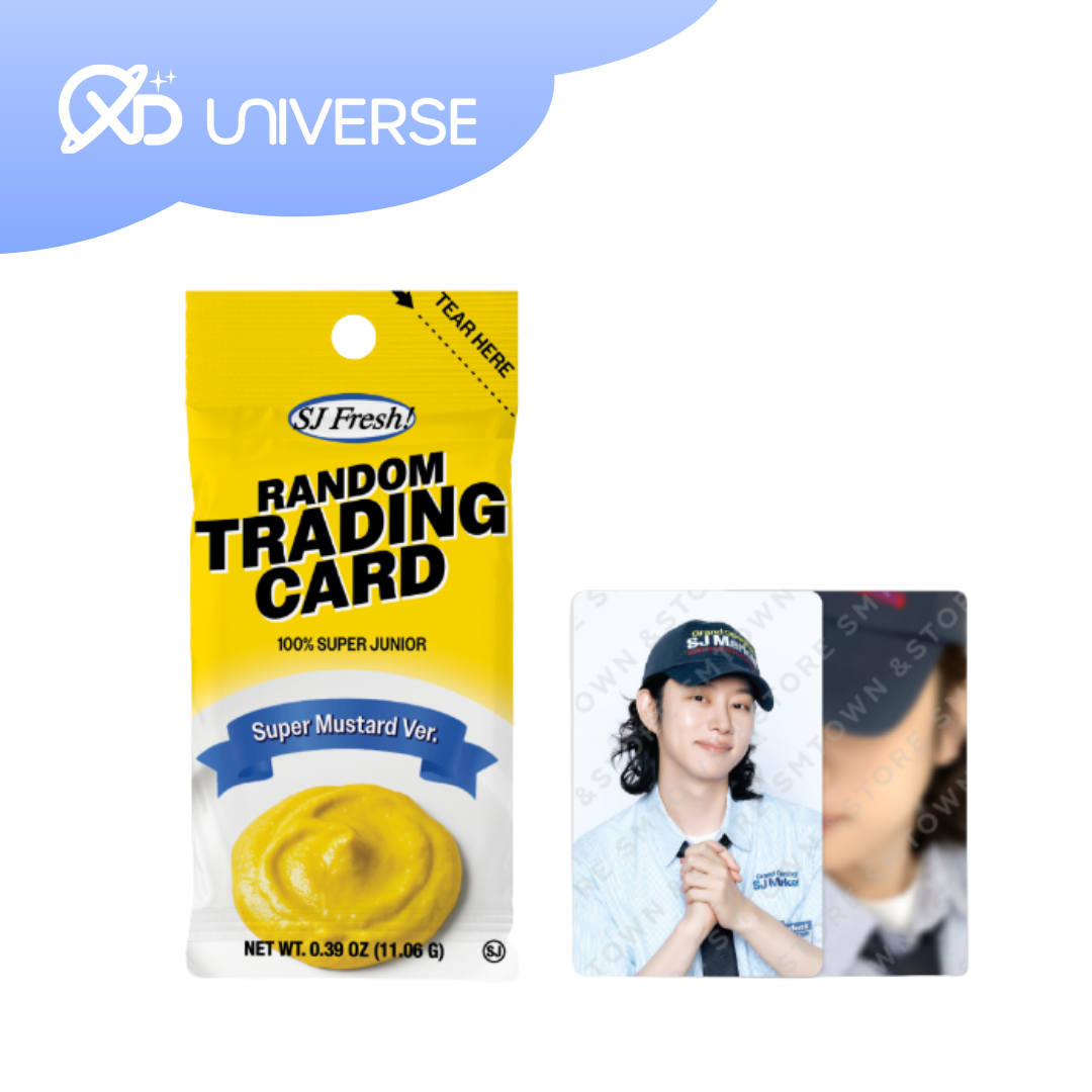 SUPER JUNIOR - [GRAND OPENING! SJ MARKET] RANDOM TRADING CARD SET (SUPER MUSTARD Ver.)