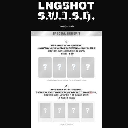 [PREORDER DEADLINE 7/11] LNGSHOT EP ALBUM [S.W.I.S.H.] - Standard ver.