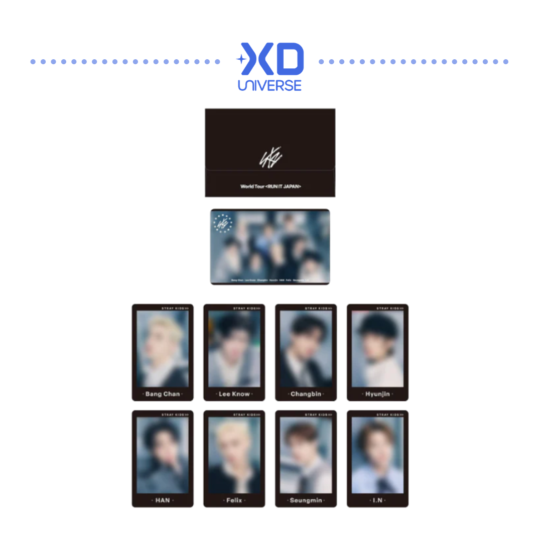[PREORDER DEADLINE 22/10] Stray Kids World Tour <RUN IT JAPAN> Official Goods - Photo Card Set A (9 pieces)