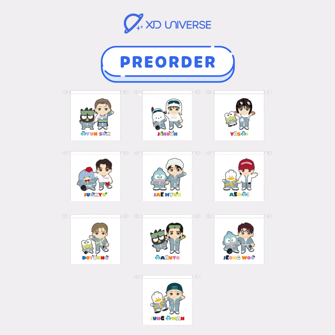 [PREORDER] "TREASURE×HAPIDANBUI" collaboration vol.3 GOODS - Patch Square Drawstring Bag