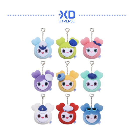 [PREORDER DEADLINE 24/7] TWICE <THIS IS FOR> WORLD TOUR FINALE in SEOUL POP-UP STORE OFFICIAL MERCH - LOVELY FACE KEYRING MARINE Ver.