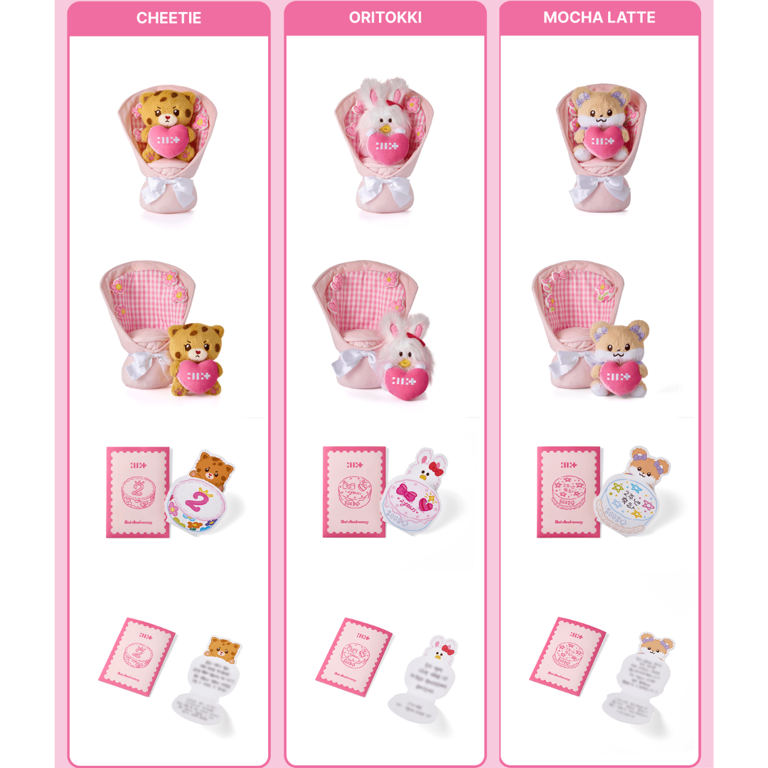 ILLIT 2ND DEBUT ANNIVERSARY OFFICIAL MERCH - PLUSH BOUQUET