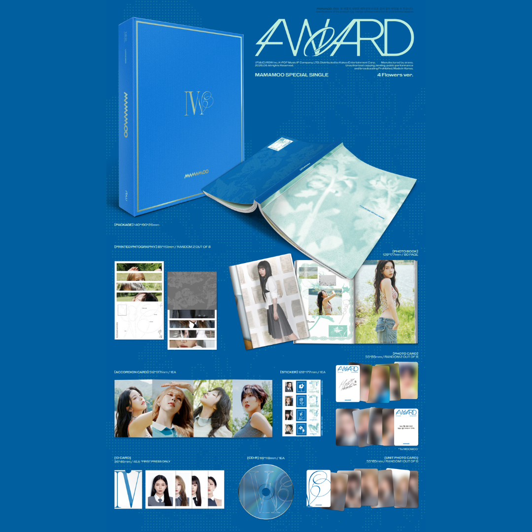 MAMAMOO SPECIAL SINGLE [4WARD] ALBUM - 4 Flowers ver.