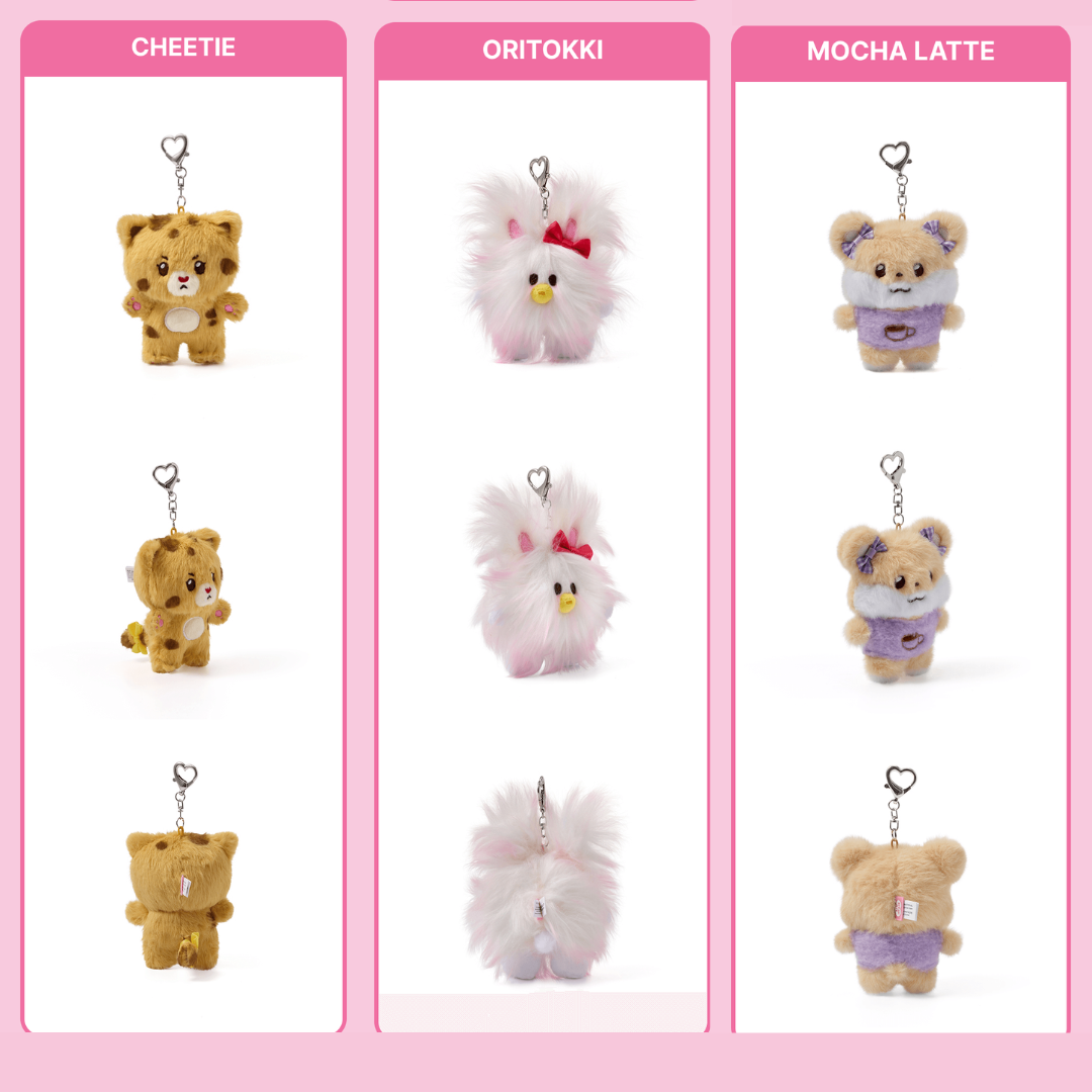 ILLIT 2ND DEBUT ANNIVERSARY OFFICIAL MERCH - PLUSH KEYRING