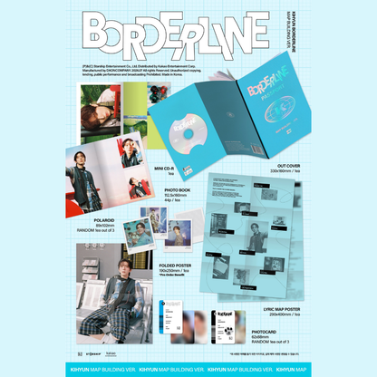 [PREORDER] MONSTA X KIHYUN EP [BORDERLINE] - MAP BUILDING VER.