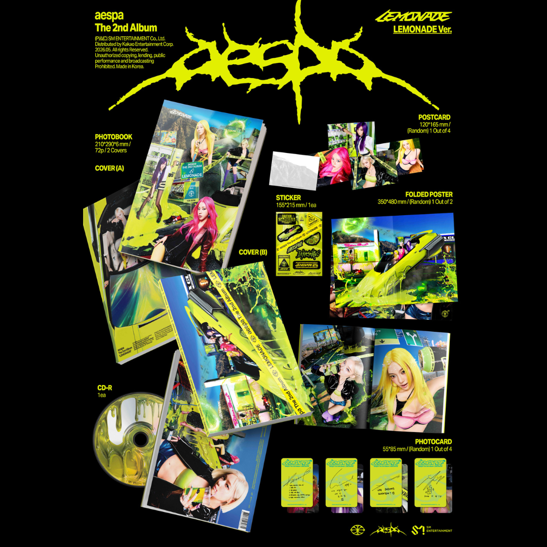 [PREORDER] AESPA THE 2ND ALBUM [LEMONADE] - LEMONADE Ver.