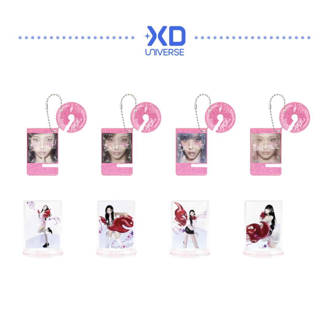 [PREORDER DEADLINE 7/8] aespa POP-UP STORE “KISS N TELL” Official Goods - Random Acrylic Key Holder