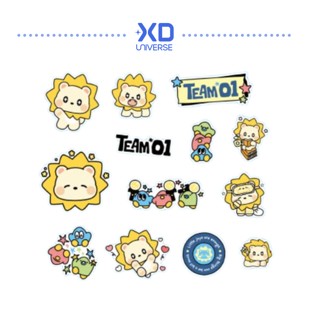 [PREORDER DEADLINE 10/7] TAEYANG TEAM01 OFFICIAL MERCH - STICKER PACK
