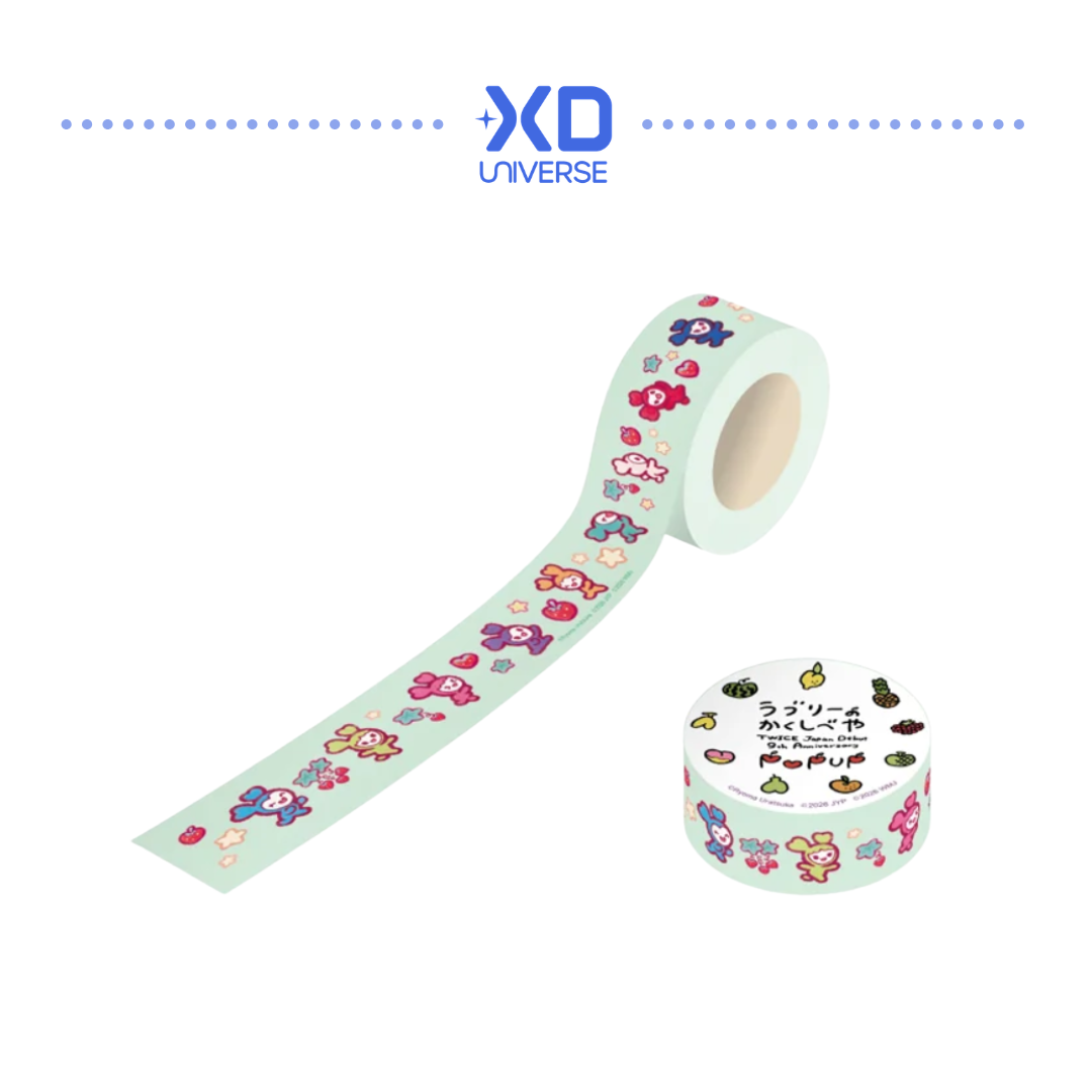 [PREORDER DEADLINE 17/7] TWICE JAPAN DEBUT 9th Anniversary POPUP STORE OFFICIAL GOODS - MASKING TAPE
