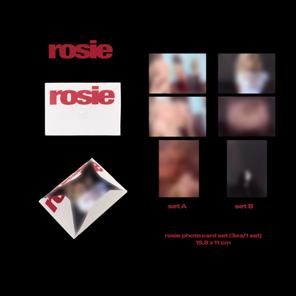 [PREORDER] ROSÉ ‘rosie’ OFFICIAL MERCH - PHOTO CARD SET