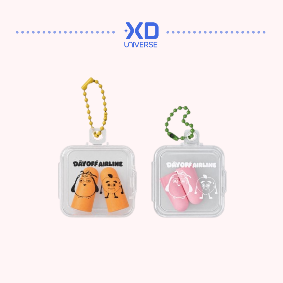 [PREORDER DEADLINE 29/3] EXO D.O. ZZirang-e & Charles OFFICIAL POP-UP [DAY OFF AIRLINE] MD - EARPLUGS KEYRING