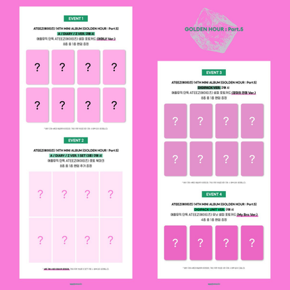 [PREORDER DEADLINE 23/6] ATEEZ GOLDEN HOUR : Part.5 ALBUM - DIGIPACK Ver.