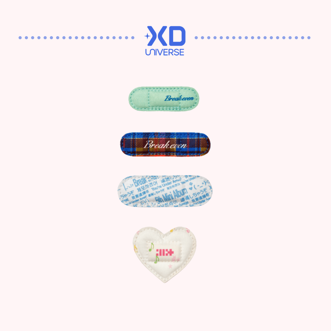 [PREORDER] ILLIT 5th Mini Album ‘BREAK EVEN’ Official Merch - Band Badge Set