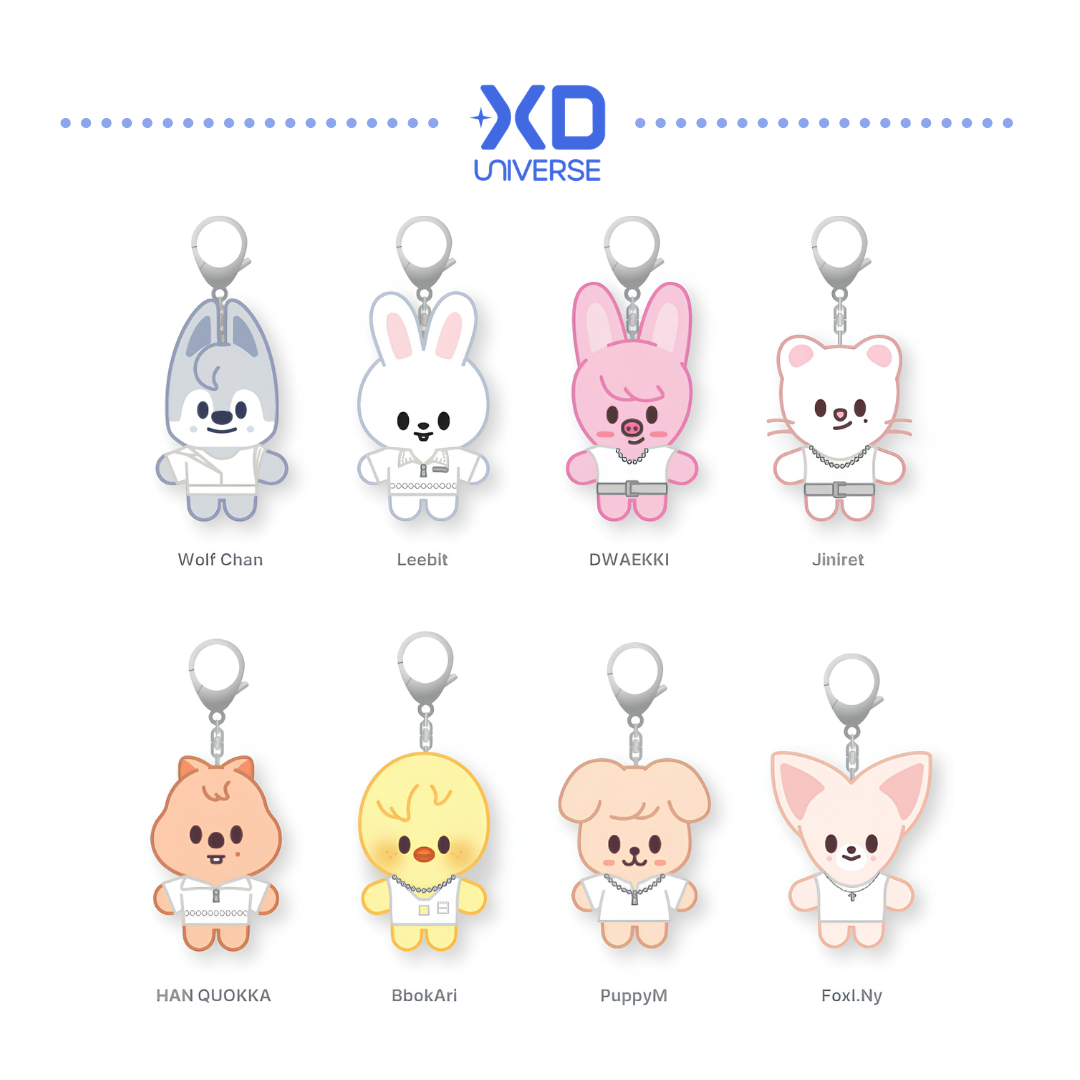 [PREORDER DEADLINE 18/8] Stray Kids "THIS & THAT" Pop-Up Store Official Merch - SKZOO Costume Plush Keyring