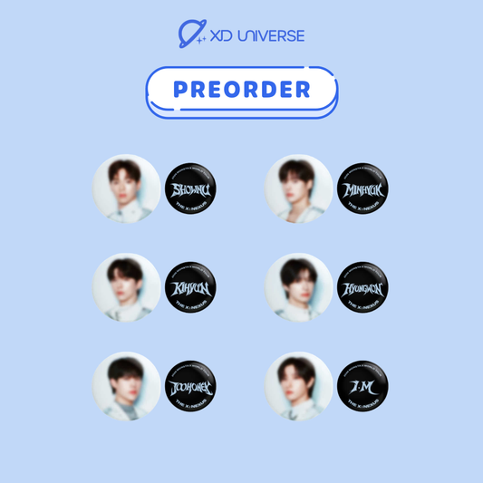 [PREORDER] 2026 MONSTA X WORLD TOUR THE X : NEXUS OFFICIAL MD - Random Pin Button Set