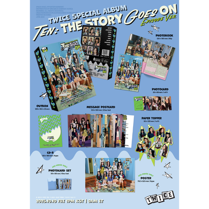 (BDM POB) TWICE SPECIAL ALBUM - TEN - THE STORY GOES ON - EPISODE VER