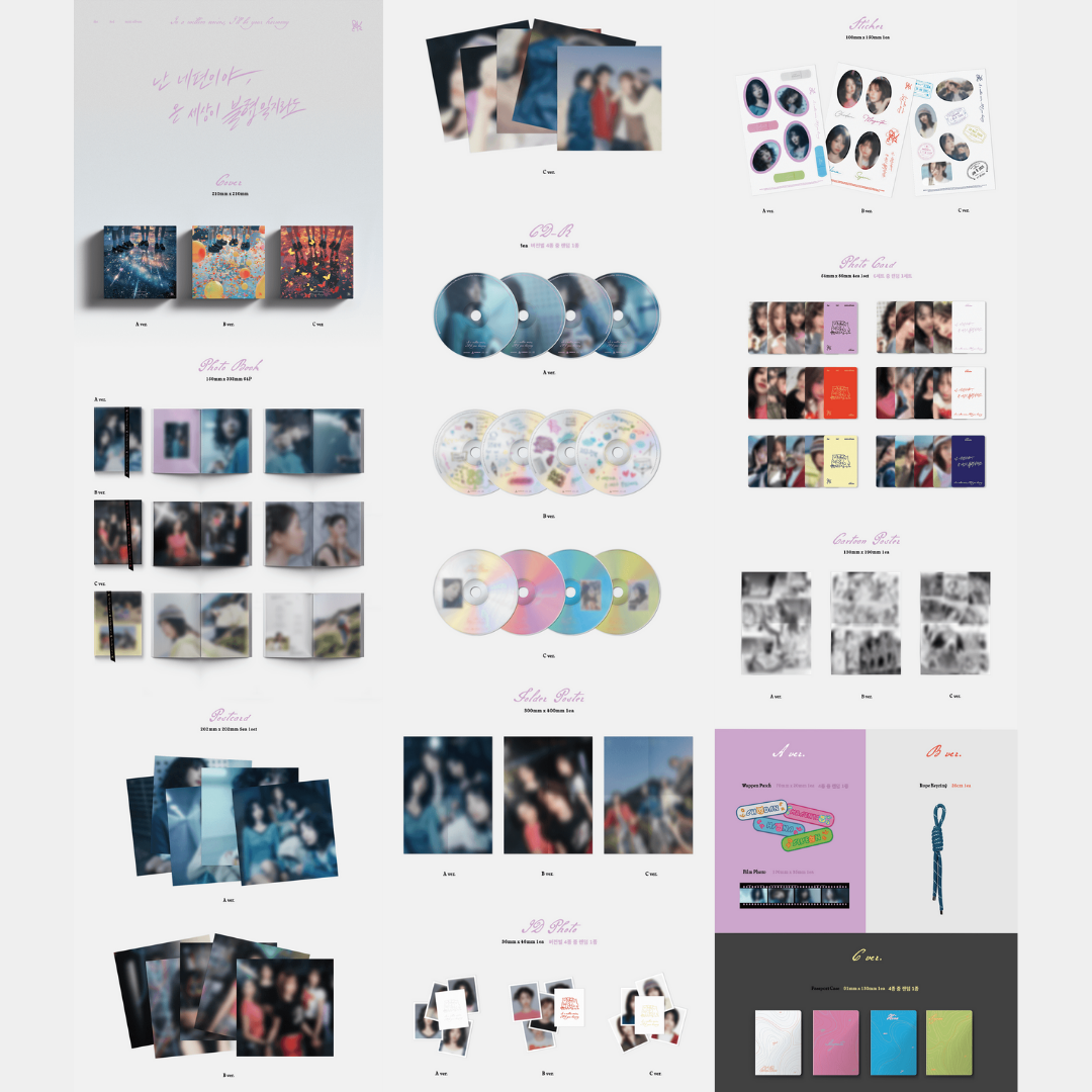 QWER 3rd Mini Album 'In a million noises, I'll be your harmony' - PB