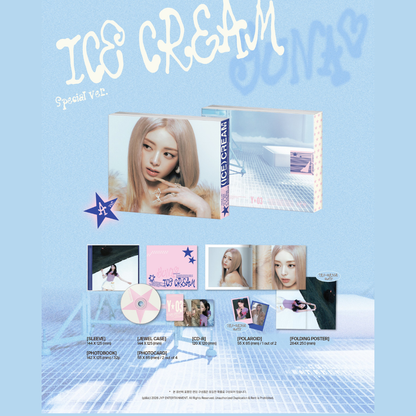 ITZY Yuna 1st Mini Album 'Ice Cream' (Special Ver.) (Random Ver.)