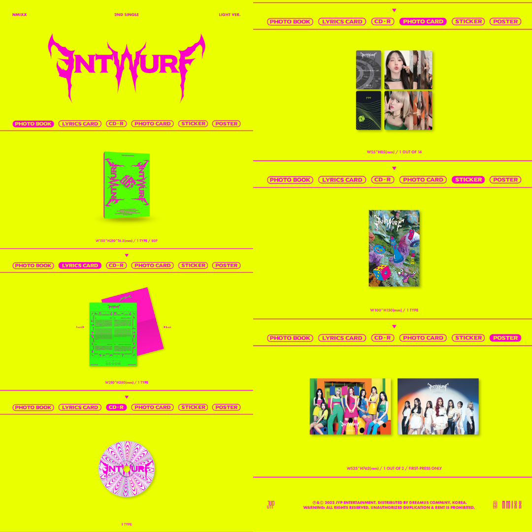 NMIXX 2nd Single Album ENTWURF - PB