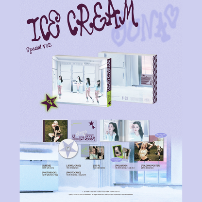 ITZY Yuna 1st Mini Album 'Ice Cream' (Special Ver.) (Random Ver.)