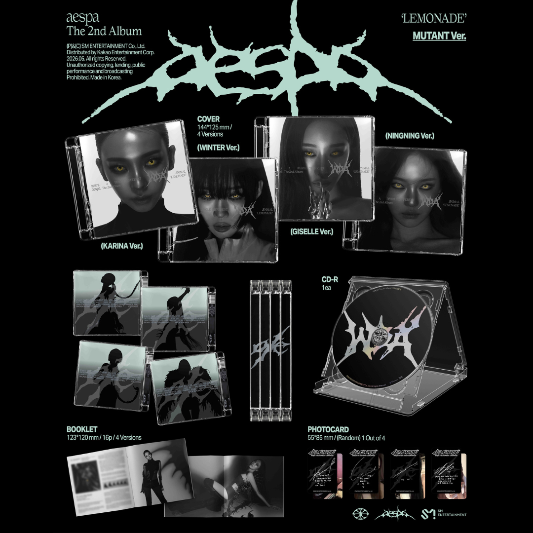 AESPA THE 2ND ALBUM [LEMONADE] - MUTANT Ver.